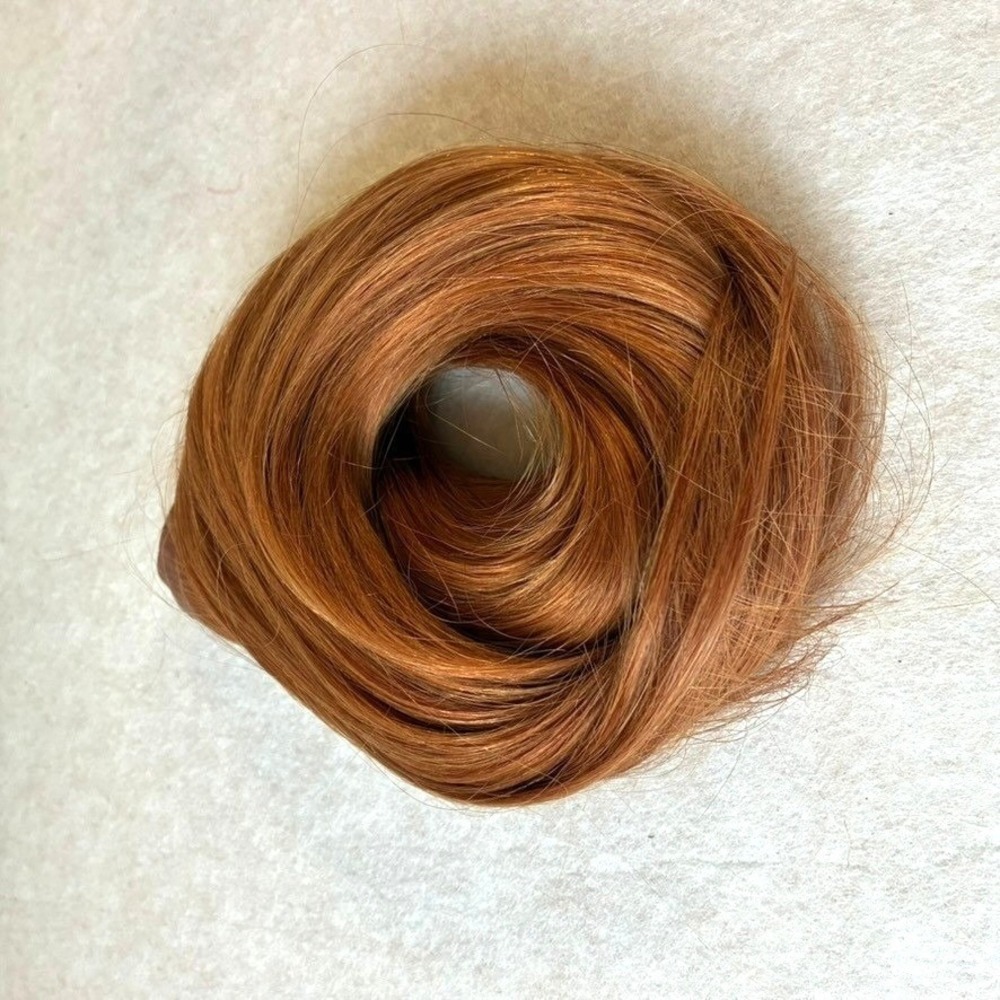 Glam Seamless Invisi-Clip Hair Extensions #32 Pumpkin Spice 7 Wefts 22" 160g NEW